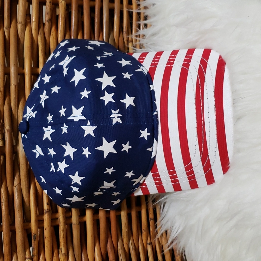Patriotic Cap Hat Red White Blue USA